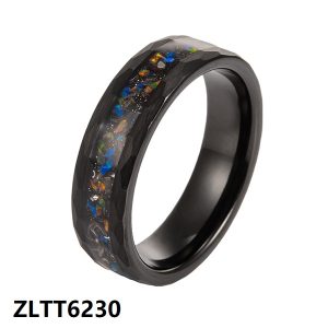 Black inlay stones tungsten carbide rings for men and women